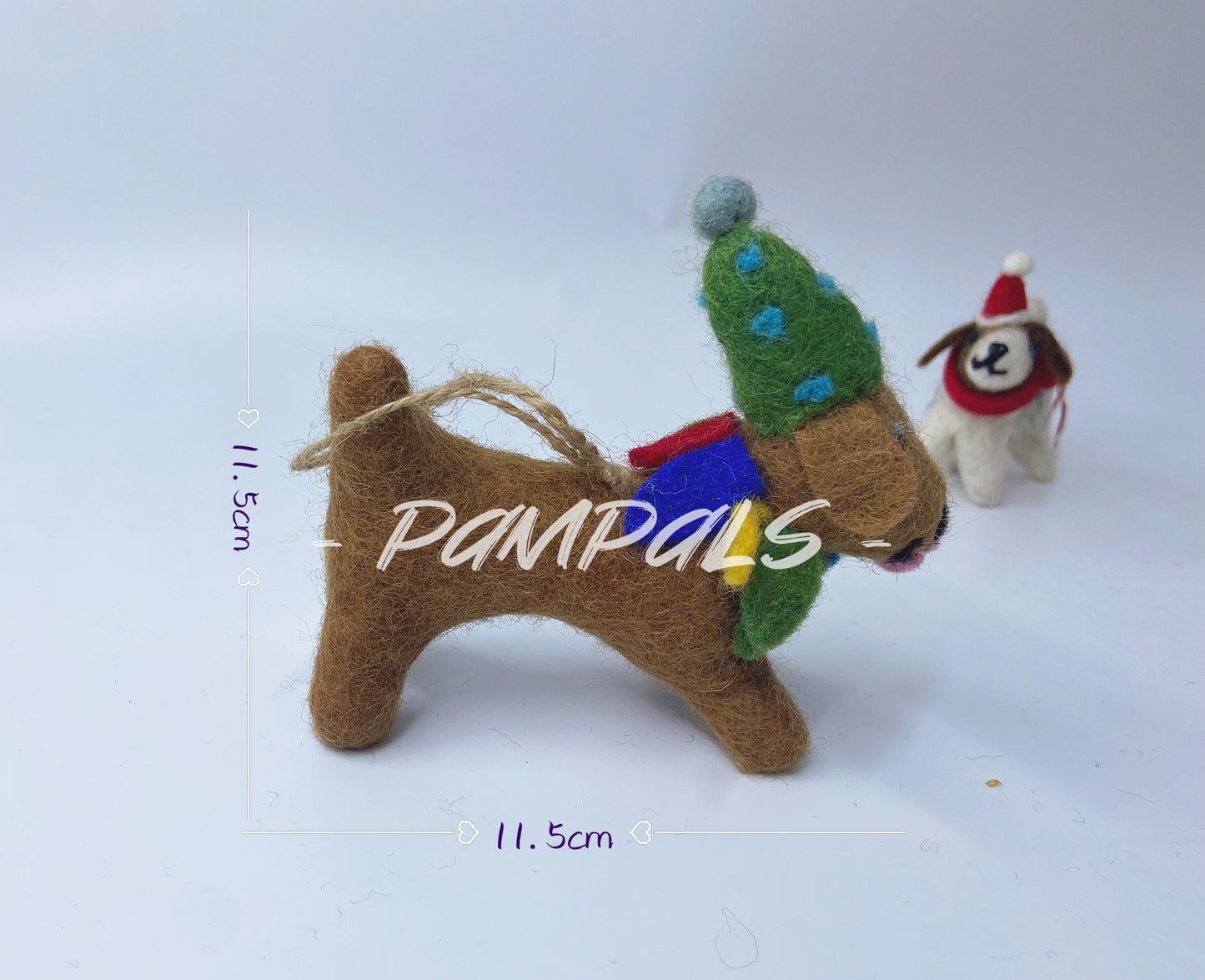 Handmade Customized Wool Felt Pendant Leddy