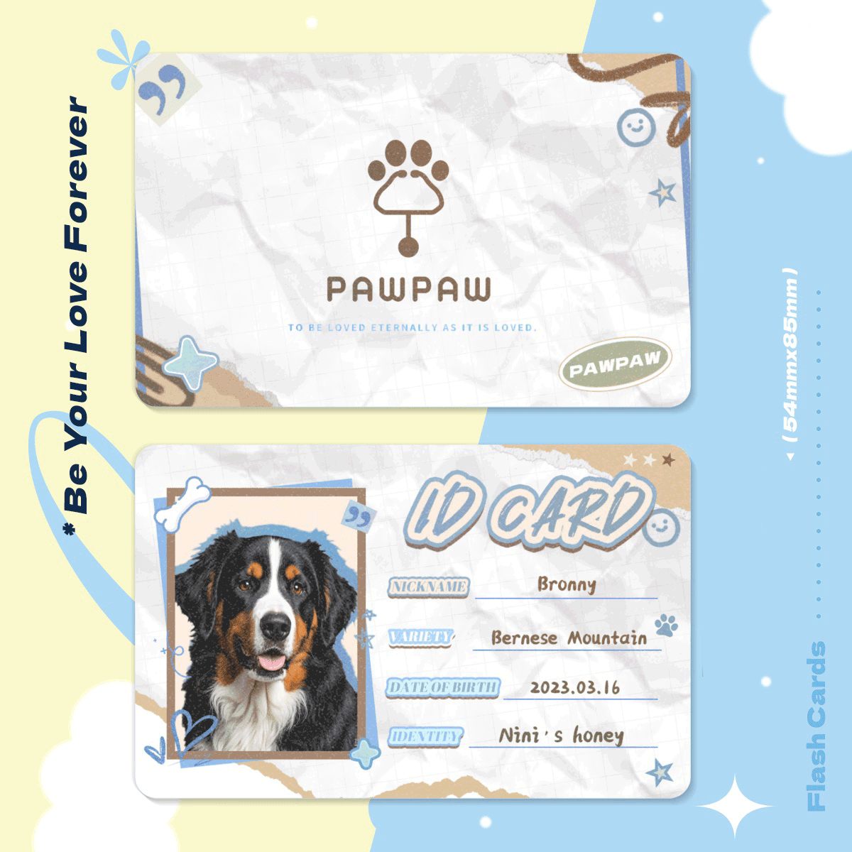 Custom Pet ID Card – A Special Card for Your Special Companion!