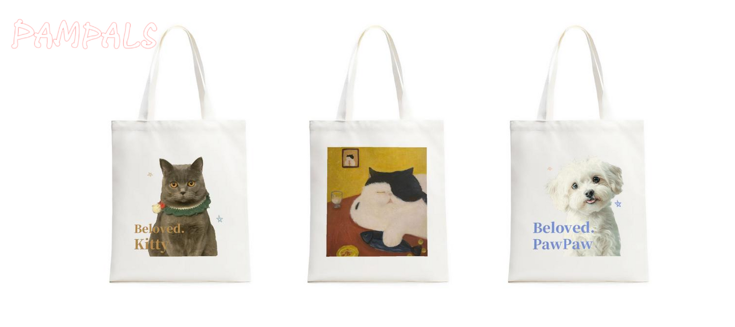 Custom Pet Tote Bag – Share Your Pet’s Cuteness with Everyone!
