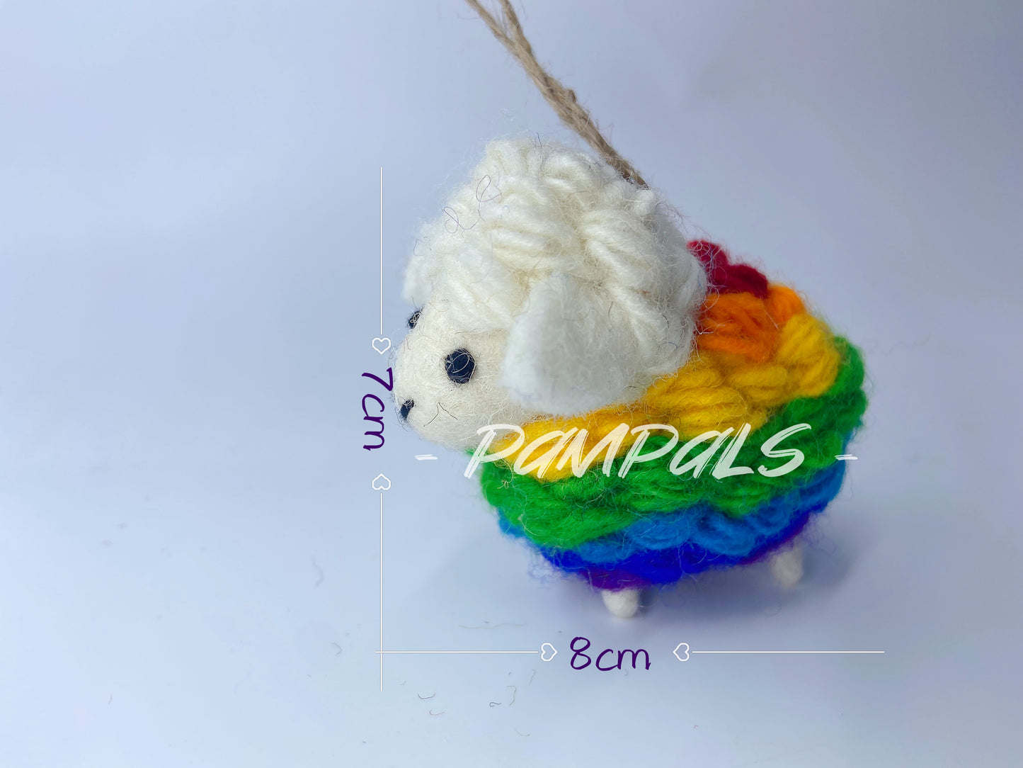 Handmade Customized Wool Felt Pendant Woolly