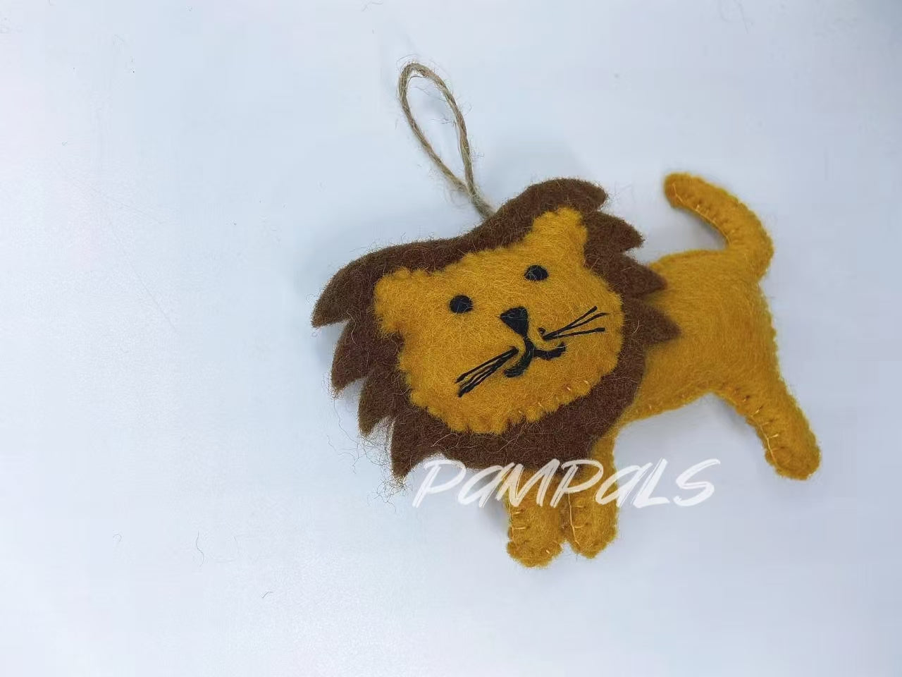 Handmade Customized Wool Felt Pendant Leo