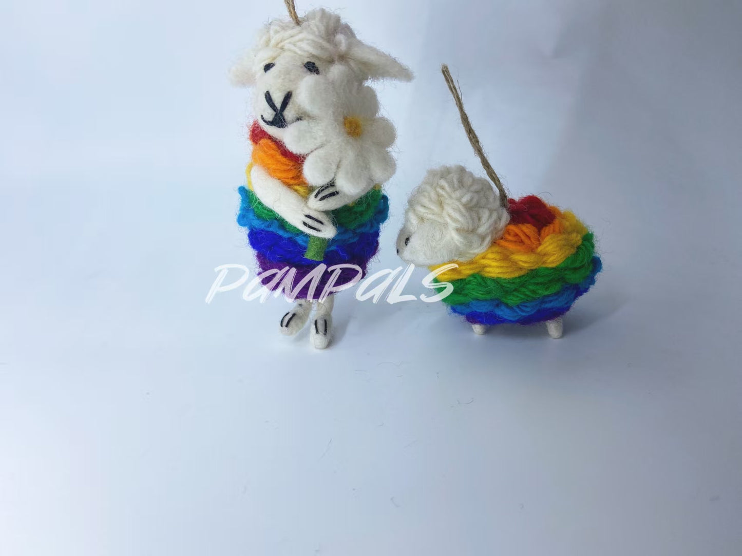 Handmade Customized Wool Felt Pendant  Luna