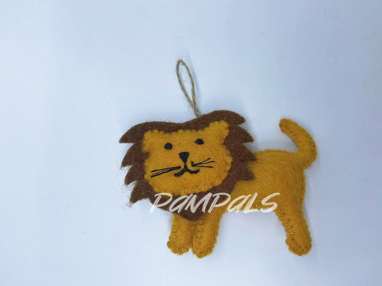 Handmade Customized Wool Felt Pendant Leo